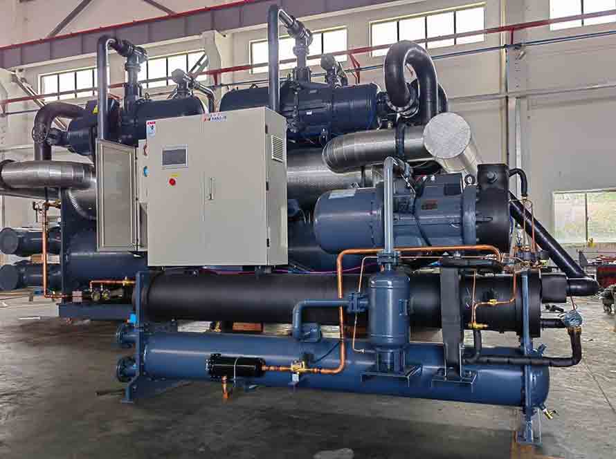 水冷式双机头螺杆冷水机组